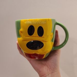 DISNEY PARKS MOUSEWARES 3D PLUTO CERAMIC MUG